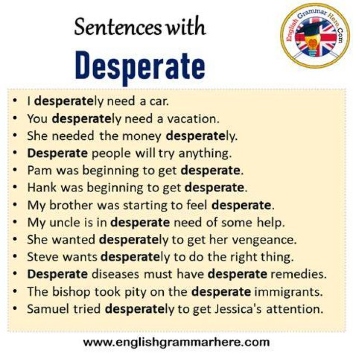 How to spell desperate