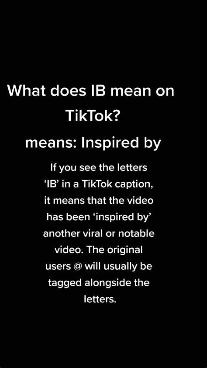 What Does Ib Mean On TikTok and Instagram? IB Meaning Explained