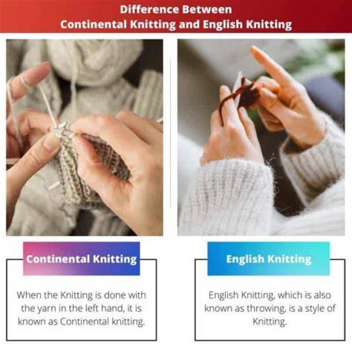 What is the Difference Between Continental Knitting and English Knitting